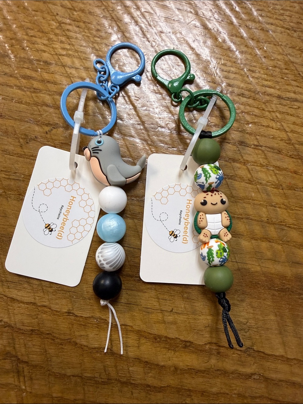 Honeybee(d) silicone Keychains